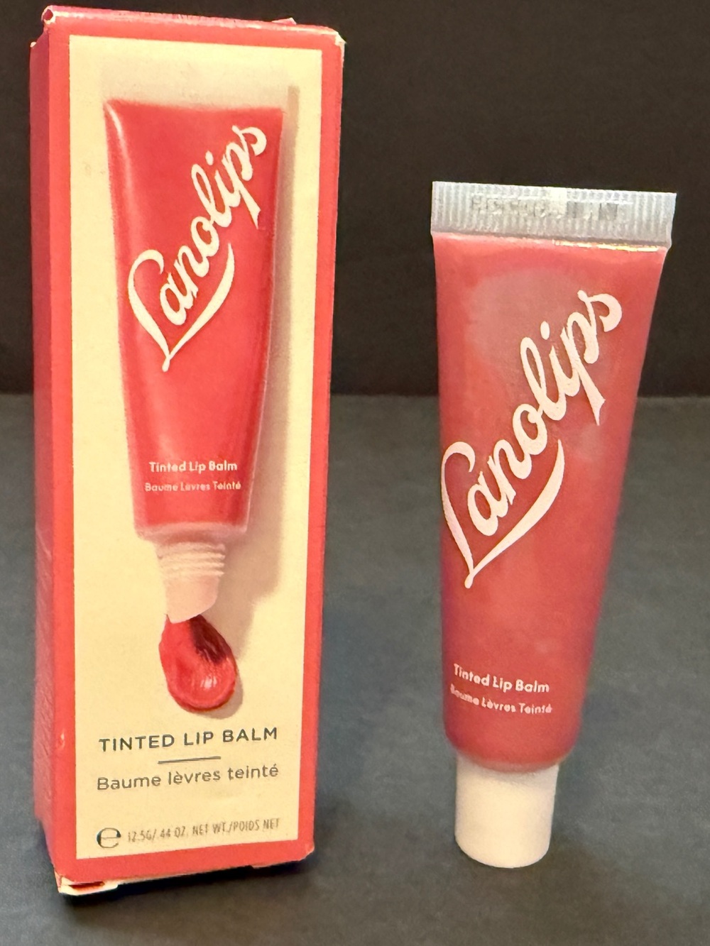 Lanolips Tinted Lip Balm 12.5g / 0.44oz Hydrating Gloss New in Damaged Box